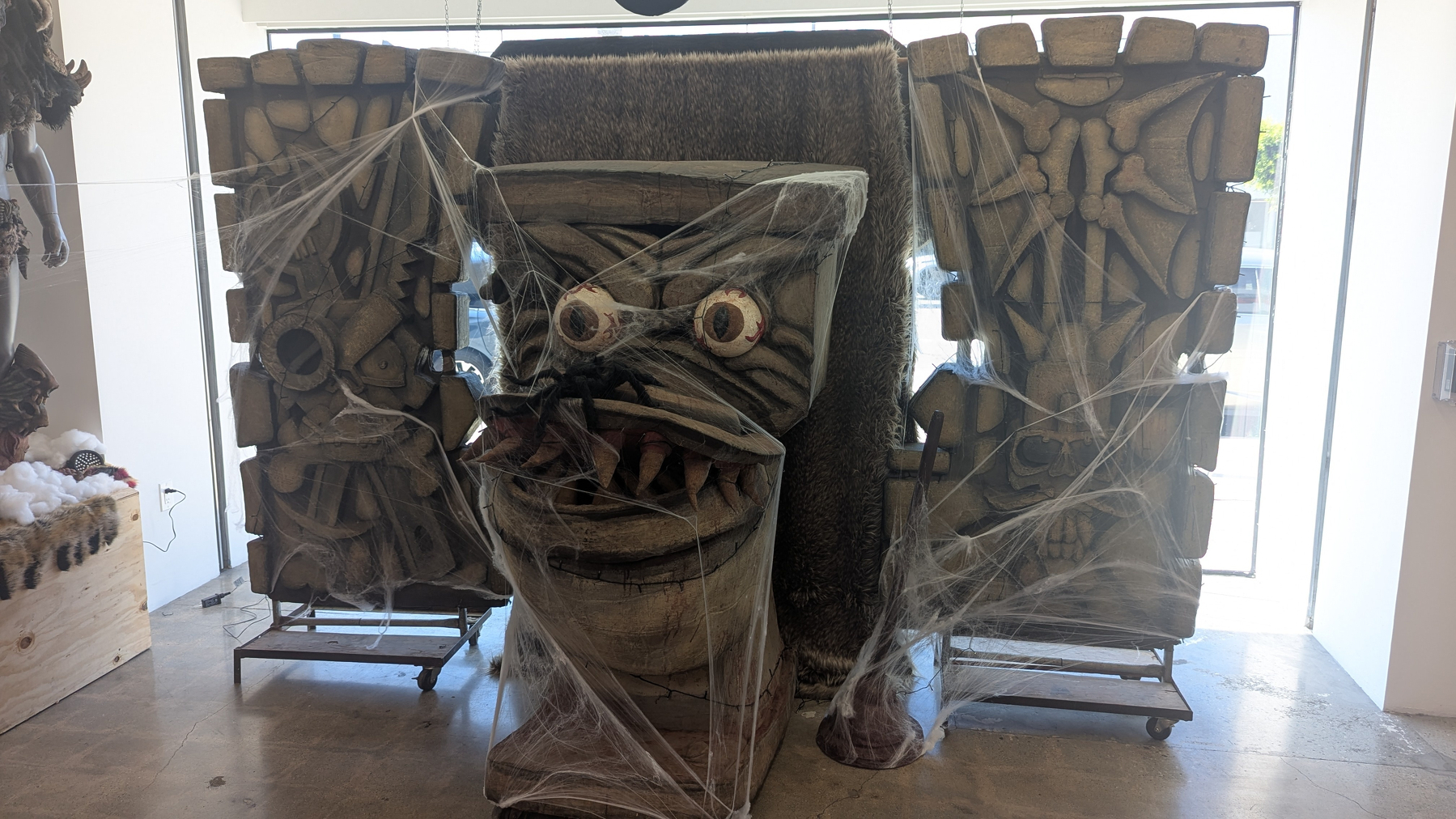 A giant haunted toilet